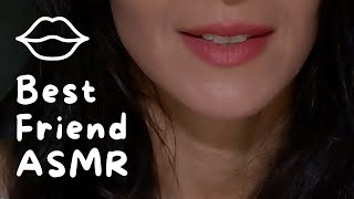 Best Friend Comfort ASMR roleplay asmr rp gentle whispering asmr lips asmr mouth relaxing asmr [upl. by Nylsaj]