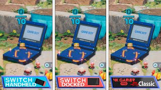 Pikmin 4  Dock vs Handheld vs 4K Gamer Pro  mClassic  Nintendo Switch Graphics Comparison [upl. by Jocelyne718]