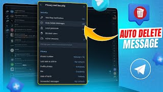 How to Enable or Disable AutoDelete for All Telegram Chat History on PCLaptop [upl. by Ynattyrb]