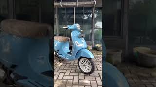 vespa lx 125 iget new coulor blue capri shortvideo realestate vespalx125 piaggio [upl. by Irrok539]