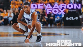 The Best of DeAaron Foxs Season 🦊 🦊  DeAaron Fox 2023 NBA Season Highlights [upl. by Adaval]