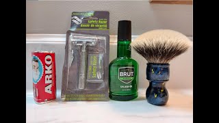 Assured 099c Razor amp Blades  Arko Shave Stick  PAAs The Cube  Brut Aftershave [upl. by Buffy189]