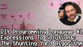 DIY Programming Language 1 The Shunting Yard Algorithm [upl. by Mavra611]