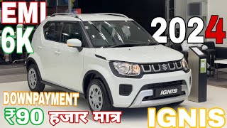 New Maruti IGNIS 2024 Price  Maruti Ignis DELTA On road Price in 2024 Loan Price Emi Downpayment [upl. by Hennebery]