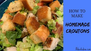 How to Make Homemade Croutons [upl. by Lockwood752]