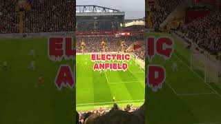 CRAZY atmosphere liverpool anfield premierleague brighton arneslot mosalah darwinnúñez [upl. by Eserahc314]