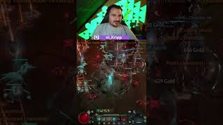 ITS RAINING LOOT HALLELUJAH 😈  Diablo4 Season 5 Funny moments kripp shorts diablo4 [upl. by Atteuqehs710]