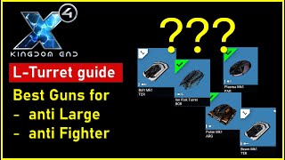 X4 Foundations  Where to use which LTurret [upl. by Ludovico]