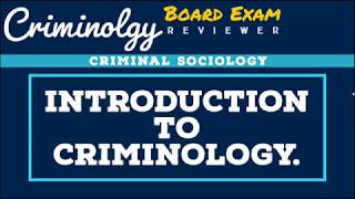 Introduction to Criminology CRIMINOLOGY BOARD EXAM REVIEWER Audio Reviewer [upl. by Ahsenik]