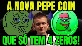 PEPE COIN DE APENAS 4 ZEROS FROG BEER A NOVA PEPE COIN NA REDE ETHEREUM [upl. by Lehcyar]