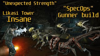 More Spitter Prowlers Bursters  SpecOps Gunner  Likasi Tower  Insane  Aliens Fireteam Elite [upl. by Ed718]