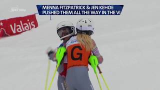 Day 4 highlights 2018 World Para Alpine Skiing World Cup Veysonnaz [upl. by Edmead]