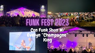 Con Funk Shun  Evelyn “Champagne” King and The Champagne Band  Funk Fest Virginia Beach 2023 [upl. by Aihsila]