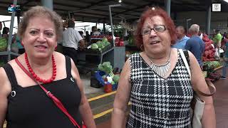 Feira de Santa Encontro dos Emigrantes Com um pouco de Chuva Associação Agricola Ribeira Grande [upl. by Ymrots]