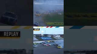 NASCAR The big one in Talladega 2024 nascarplayoffs nascarcup nascar nascarcrashes nascar2024 [upl. by Aciretnahs]