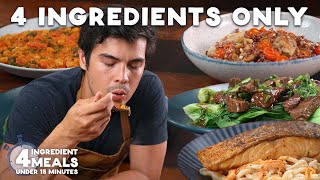 4 Ingredient Meals in 15 Minutes with Erwan [upl. by Yralam]