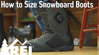 Snowboarding How to Size Snowboard Boots [upl. by Libbey]