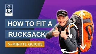 How to fit a rucksack correctly [upl. by Winni]