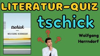 LiteraturQuiz 📚❓tschick 🚙🗺️🇩🇪📵Wolfgang Herrndorf [upl. by Mccallum]