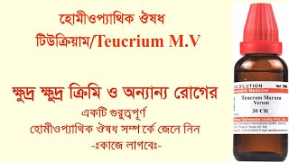 Homeopathic medicine Teucrium marum Verum symtoms and uses [upl. by Akinam324]