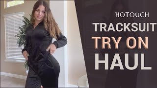 Casual Velour Tracksuit Try on Haul  Hotouch ft VICTORIA XAVIER [upl. by Macdougall558]