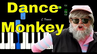 DANCE MONKEY  TONES AND I EASY Piano Tutorial [upl. by Macmahon]