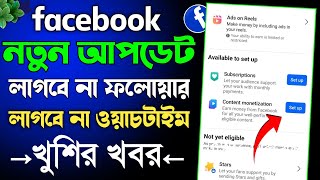 Content Monetization setup  Facebook new monetization tools II Facebook new Update 2024 [upl. by Grimbly]