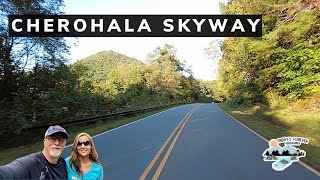 CHEROHALA SKYWAY with Beautiful Views in North Carolina amp Tennessee [upl. by Macey263]