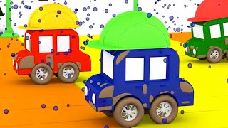 MUD RACE  How to Stay Clean  Cartoon Cars  Cartoons for Kids [upl. by Essirahs821]