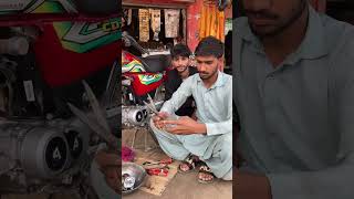 Petrol over ￼ka msla hall kary CD 70 bike 💯✅Ustad Asmat foryou youtube ￼ [upl. by Llertnad762]