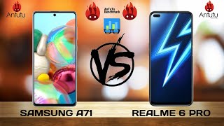 SAMSUNG A71 vs REALME 6 PRO  Harga Berbicara [upl. by Otrebilif404]