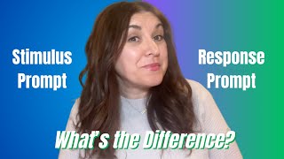 Dana Dos Whats the difference between stimulus and reponse prompts [upl. by Lak]