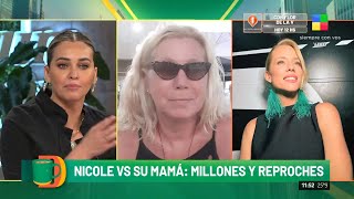 Nicole Neumann y su mamá millones y reproches [upl. by Irrol]