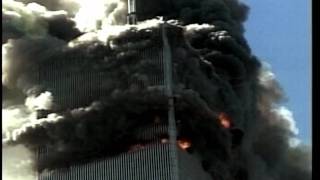 WTC Tower 1 collapse NBC West St 1 slow motion [upl. by Blase]