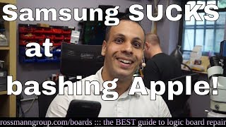 Samsung please leave Apple bashing to CERTIFIED professionals [upl. by Xantha82]