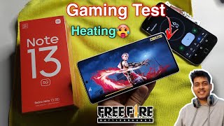 redmi note 13 5g Free Fire gaming test  heating 🥵  redmi note 13 5g free fire gameplay [upl. by Slavin547]