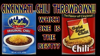 Cincinnati Chili Throwdown  Skyline vs Gold Star Chili  WHAT ARE WE EATING  The Wolfe Pit [upl. by Amada]