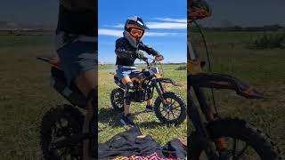 50cc dirtbike 50cc motocross dirtbike pw50 paseo f followme ktm50 montaña [upl. by Gnanmas]