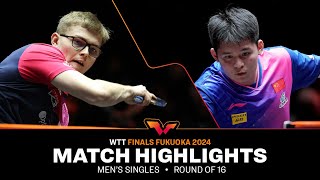 Alexis Lebrun vs Lin Shidong  MS R16  WTT Finals Fukuoka 2024 [upl. by Hluchy]