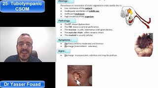 25 Chronic suppurative otitis media safe type [upl. by Afatsum230]