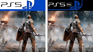 Demons Souls Remake  PS5 vs PS5 Pro  Graphics Comparison  Analista De Bits [upl. by Retsila]