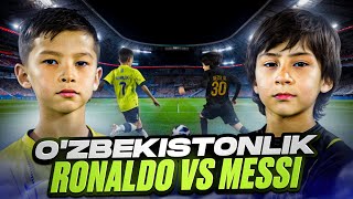 OʻZBEKISTONLIK RONALDO VA MESSI QARAMA QARSHI JANG [upl. by Ingeborg]