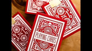 DKNG ‘RED WHEEL’ PLAYING CARDS [upl. by Bayer]