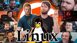 LTTs Linux Daily Driver Challenge Reaction Supercut [upl. by Rape]