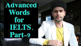 Advanced Words for IELTS Part  6 SHAFINS [upl. by Annaiek509]