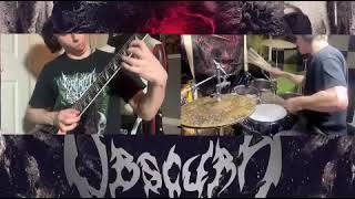 “Diluvium”  Obscura  Drum and Guitar intro cover [upl. by Burnie]