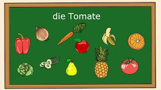 Obst und GemüseGerman vocabulary [upl. by Irisa]