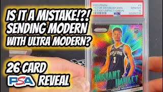 Is it a MISTAKE sending MODERN with ULTRA MODERN CARDS 🧐🧐🧐🧐 26 Card PSA REVEAL [upl. by Eillod]