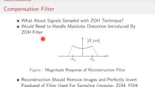 Sampling Signals 1213  Practical Reconstruction [upl. by Silden]