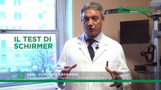 Secchezza oculare la diagnosi con il Test di Schirmer e le cure appropriate [upl. by Mayeda]